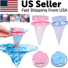 2-Pack Floating Pet Hair Lint Catcher for Washer