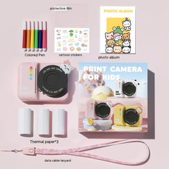 Kids Mini Print Camera – Instant Digital Toy