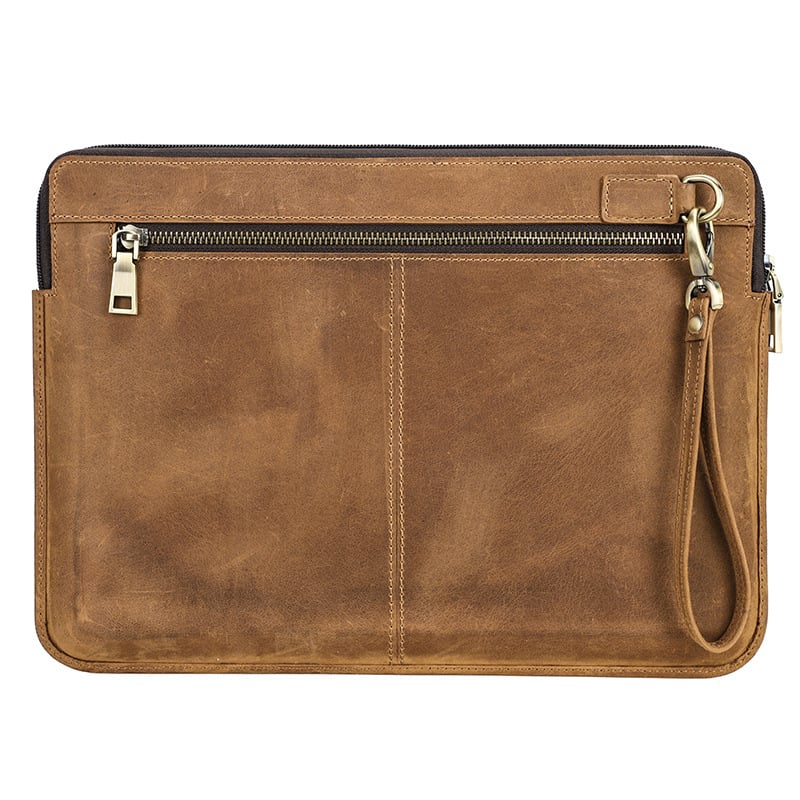 Crazy Horse Leather Notebook Computer Liner Bag
