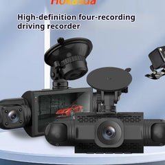 1080p 4-Camera Dash Cam Night Vision Wide Angle