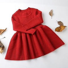 Warm Knit Skirt for Children