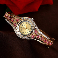 Lvpai Women's Watch with Ethnic Style Diamond Bracelet