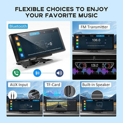 10.26-Inch Touchscreen Car GPS Dual Dash Cam