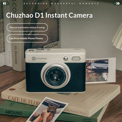 Instant Photo Printer Camera