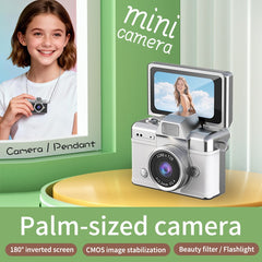 Mini Retro Digital Camera with Flip Screen