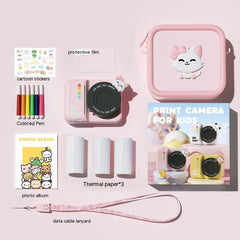 Kids Mini Print Camera – Instant Digital Toy