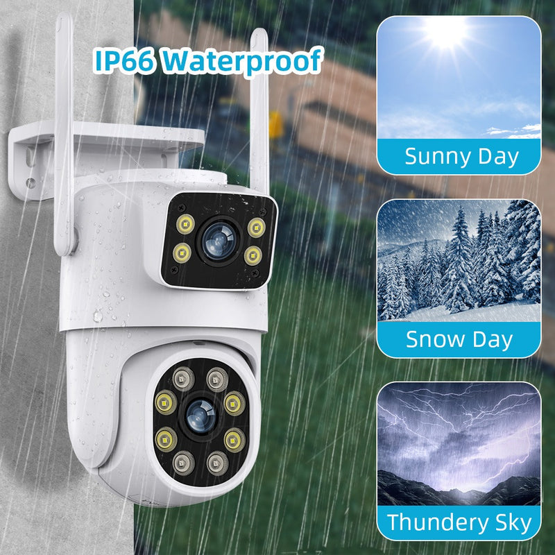 Wide Angle 6MP Wireless Outdoor Security Camera