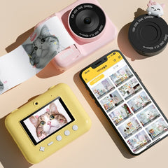Kids Mini Print Camera – Instant Digital Toy