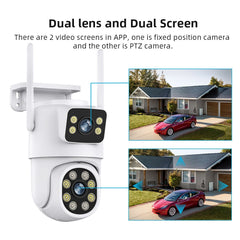 Wide Angle 6MP Wireless Outdoor Security Camera