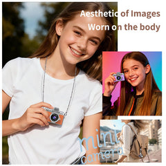 Mini Retro Digital Camera with Flip Screen