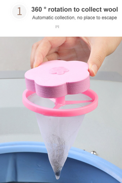 2-Pack Floating Pet Hair Lint Catcher for Washer