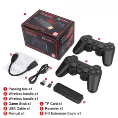 X2 PLUS Retro Game Console with 3D Game Stick