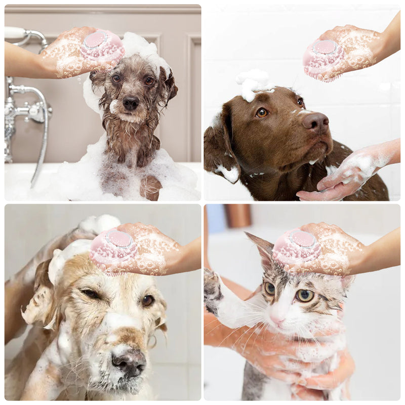 Soft Silicone Dog & Cat Brush