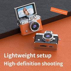 Mini Retro Digital Camera with Flip Screen