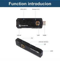 8K HD TV Stick with Wireless Retro Game Console