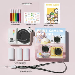 Kids Mini Print Camera – Instant Digital Toy