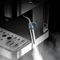 Smart Espresso Machine with Steam Milk Frother