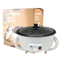 White Electric Coffee Roasting Machine